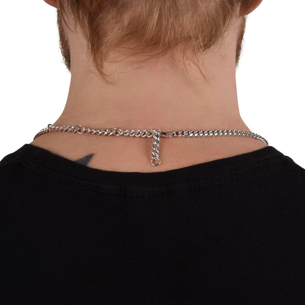 Cuban Link Chain Necklace, 18K Yellow Gold Finish or Polishe - Cuban LS 4