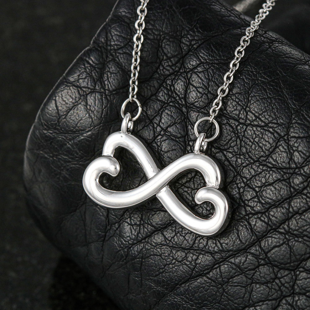 Infinity Heart Necklace for Her, Endless Love Symbol, 18K Ye - Infinity Heart Necklace 3