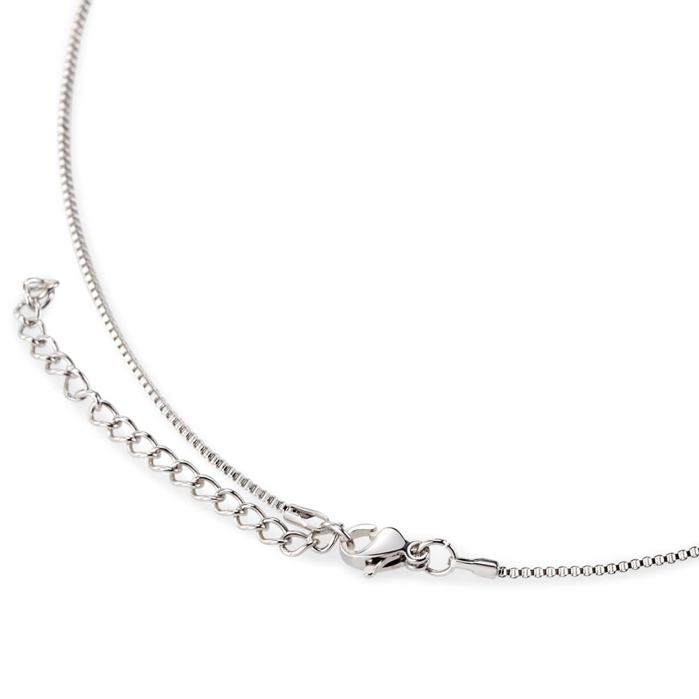 Lucky In Love Necklace, Four Leaf Clover with Crystal Heart