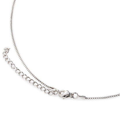 Lucky In Love Necklace, Four Leaf Clover with Crystal Heart
