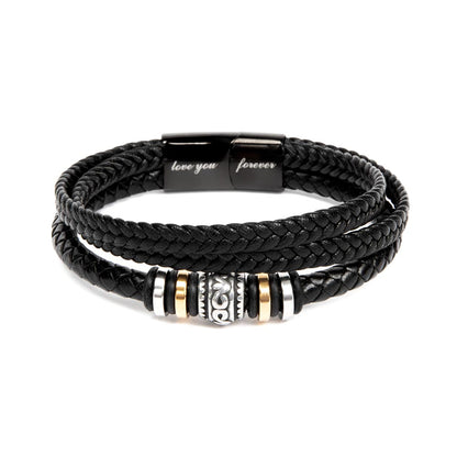 Love You Forever Men's Bracelet, Engraved Keepsake Gift for  - LYF Bracelet 1