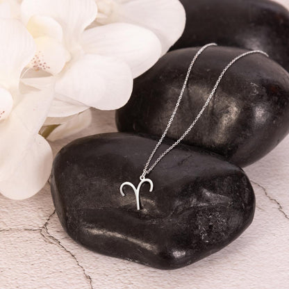 Zodiac Symbol Necklace, Star Sign Pendant, Adjustable Chain