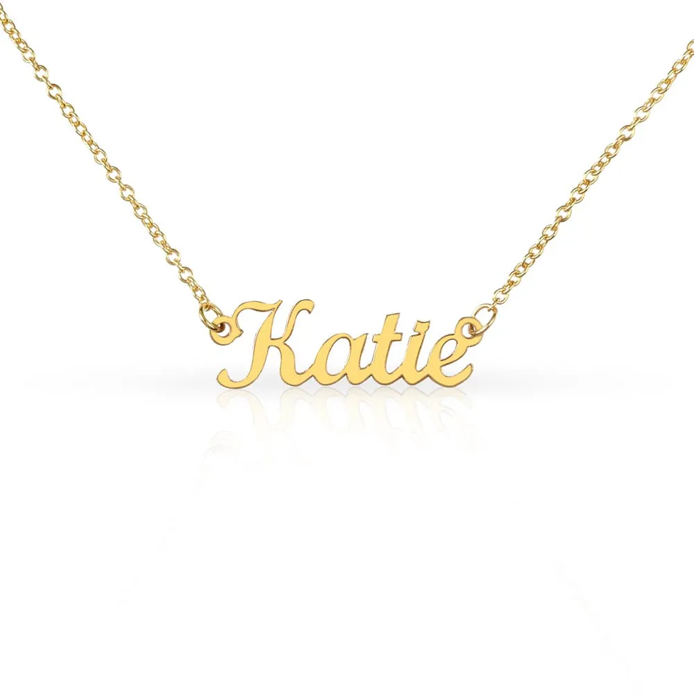Custom Cursive Name Necklace – Personalized 18K Gold Finish, Adjustable Chain, Gift for Her, photo 5
